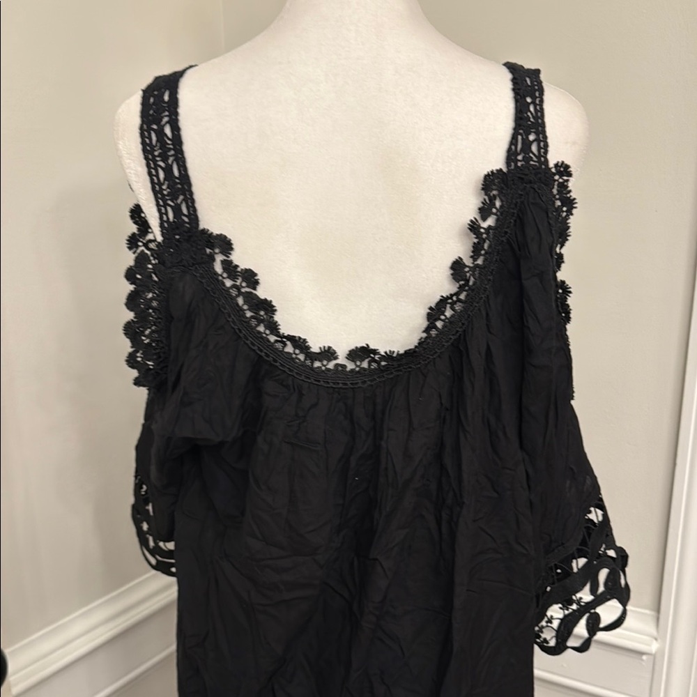 Swimsuits For All Black Lace Swimsuit - Picture 5 of 8
